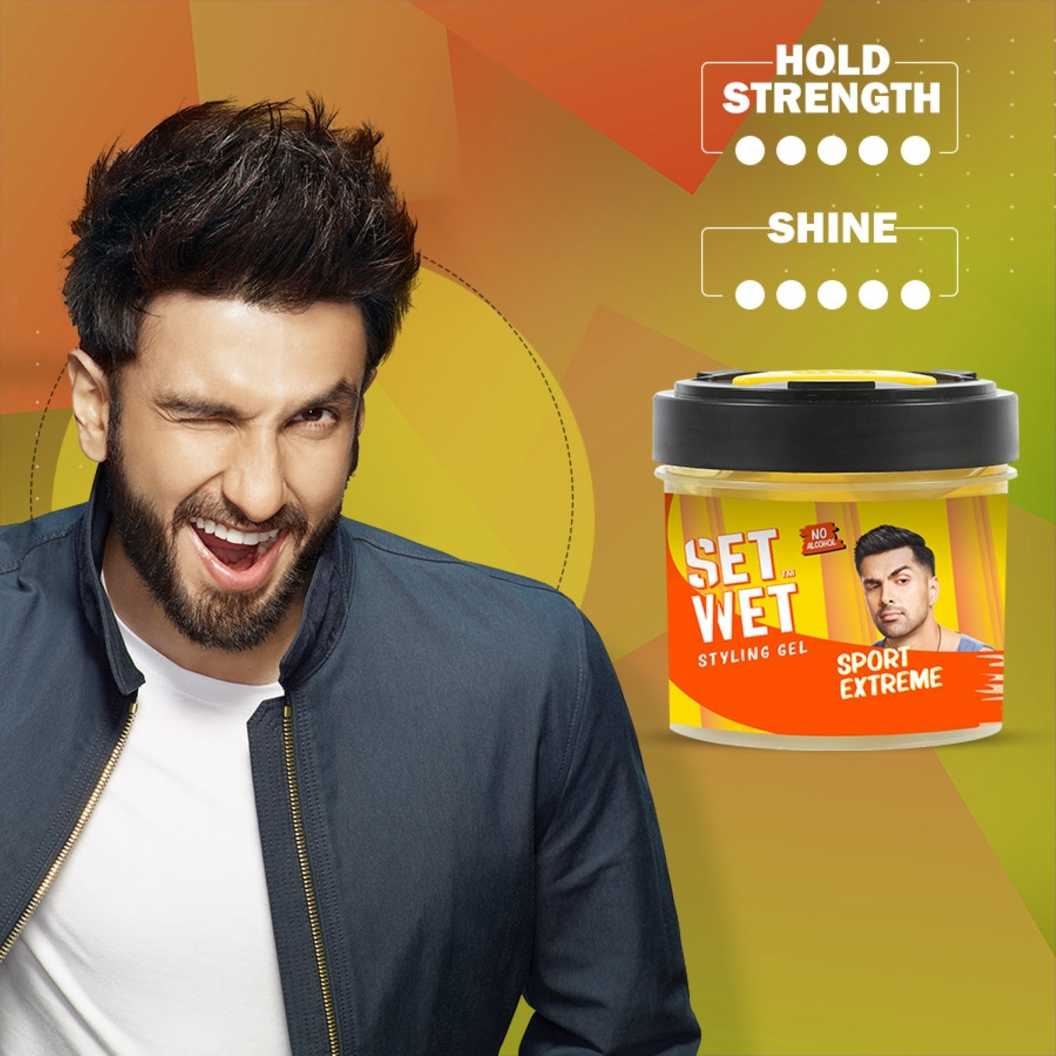 Image of SET WET Ultimate Hold Hair Styling Gel for Men Hair Gel