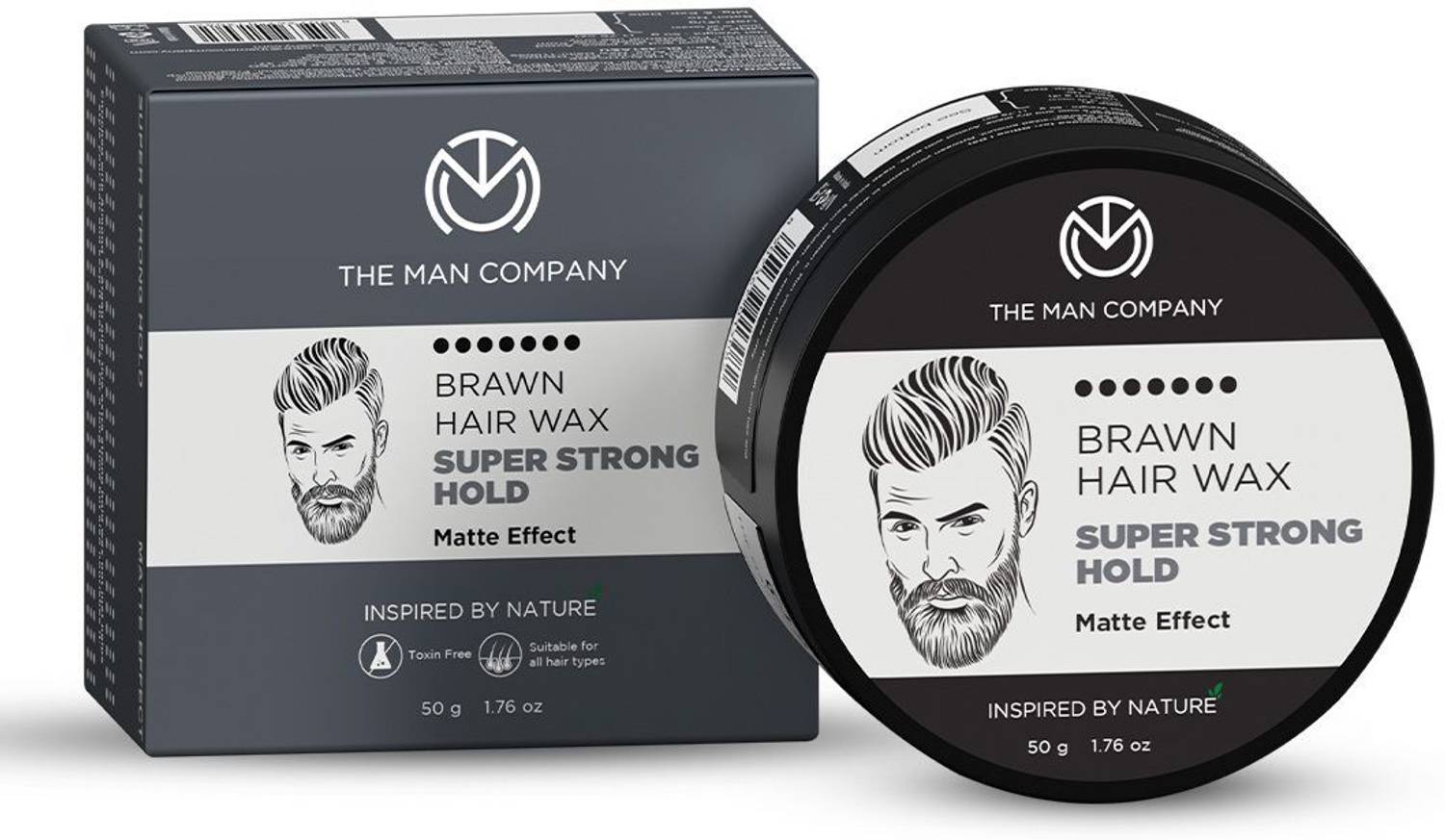 THE MAN COMPANY Brawn Hair Wax - Almond & Argan Oil 50g - Image 5