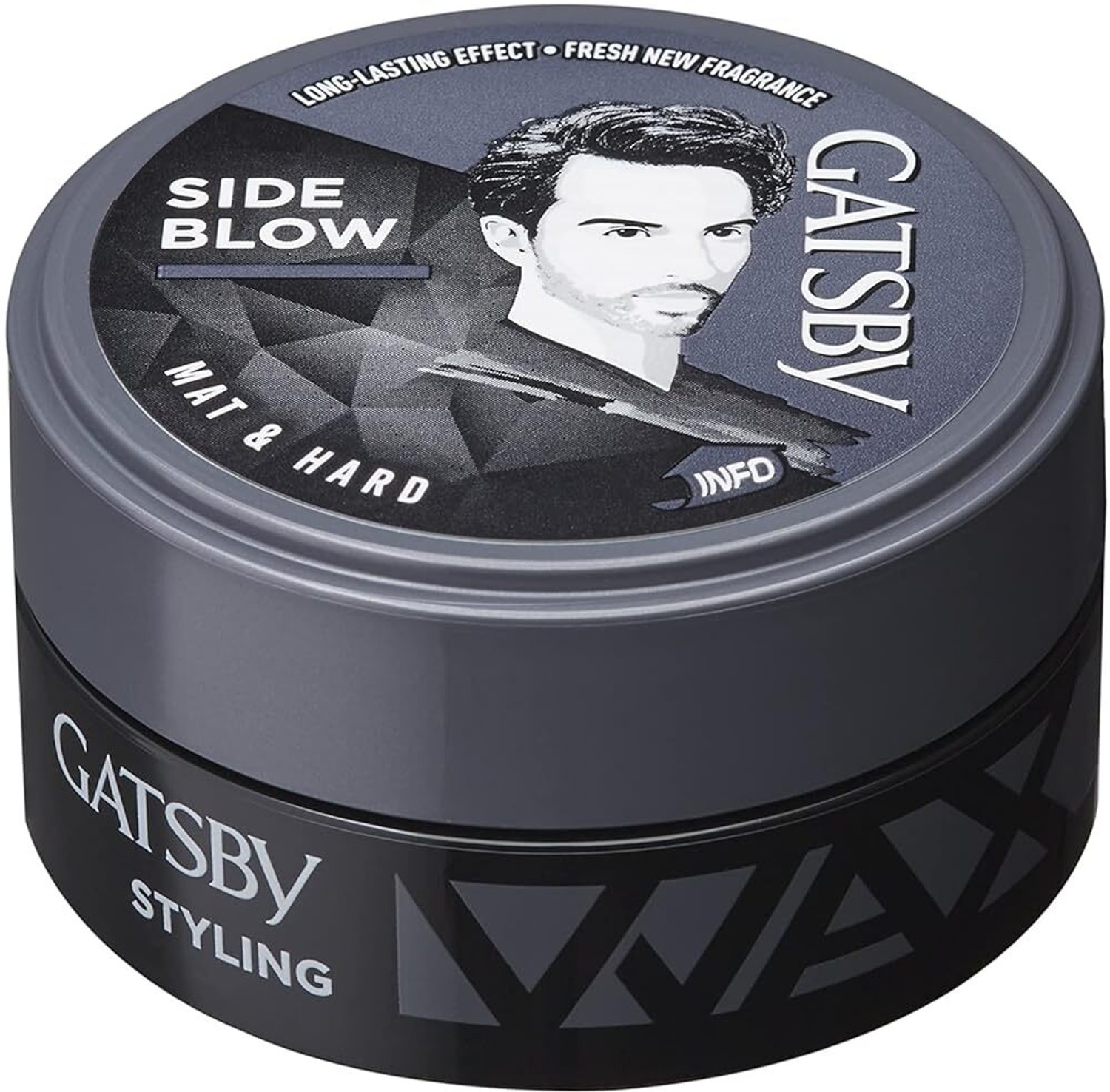 Image of GATSBY Hair Styling Wax - Mat & Hard 75gm | For Side Blow Style Hair Wax