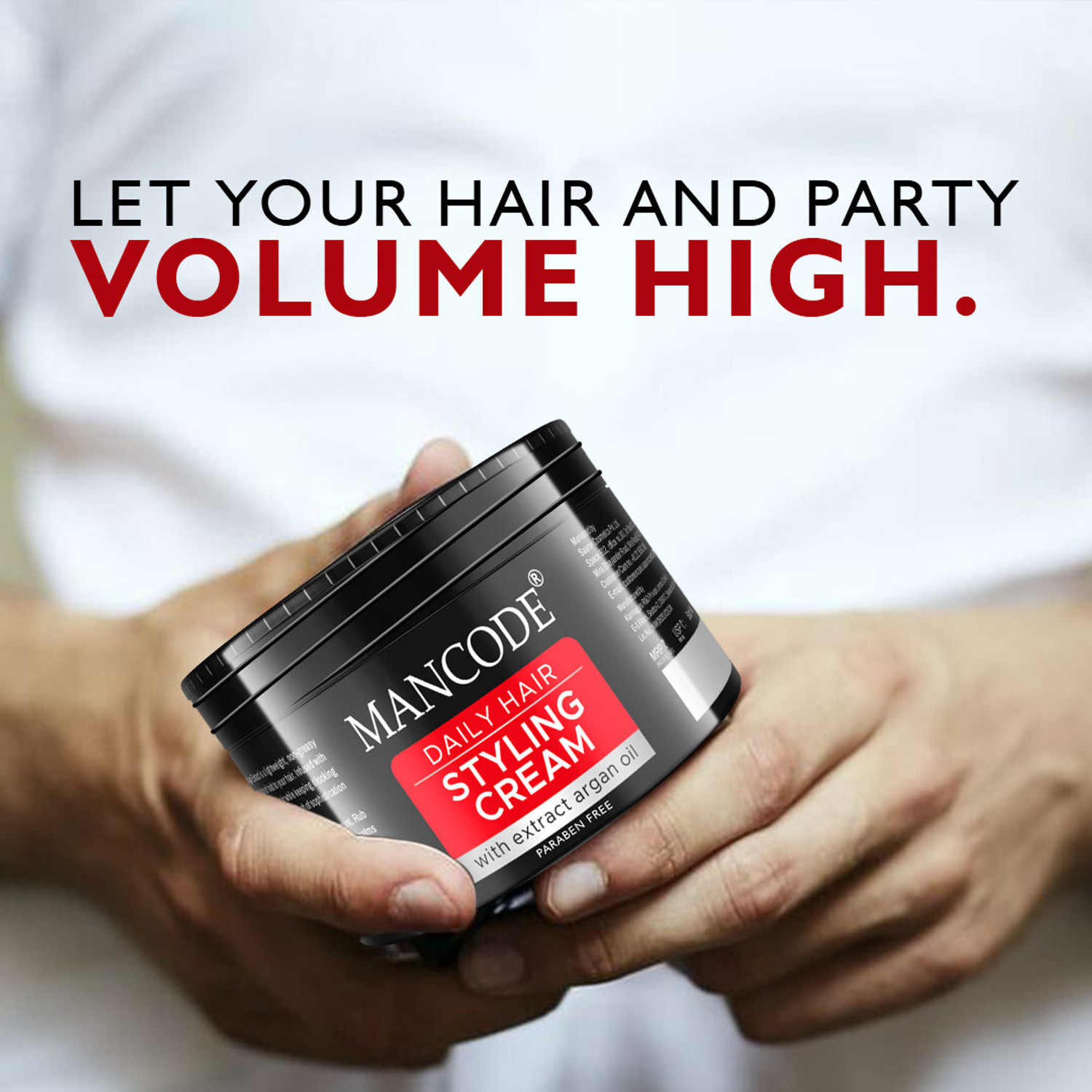 Image of MANCODE Daily Styling for men, Enriched with Argan Oil, Hair Cream