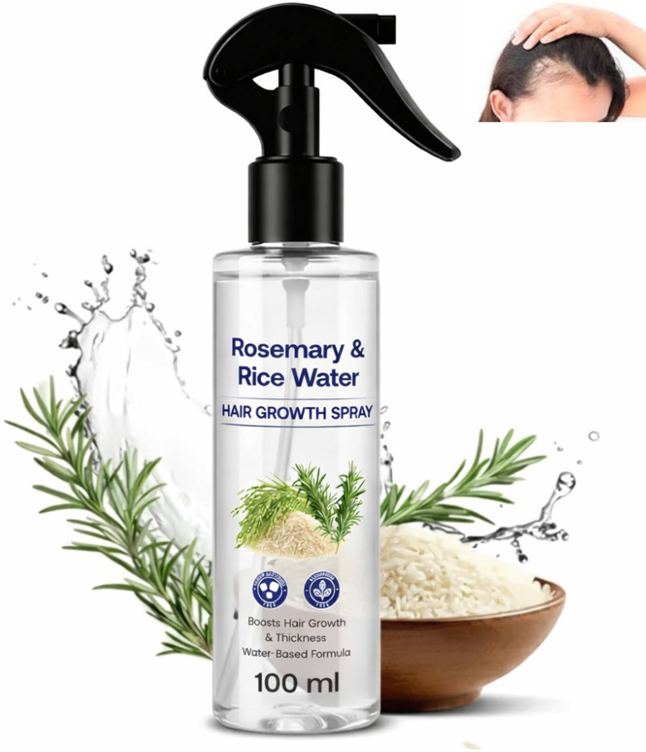 BRALCON The Plant Fix Hair Growth Rosemary Mist Spray for Daily Scalp Nourish Hair Spray