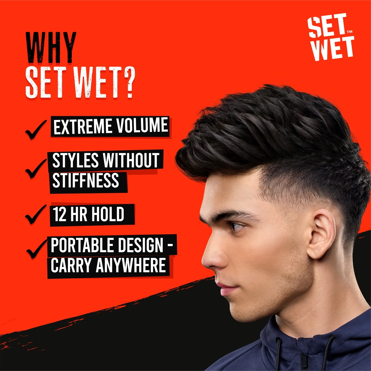 Image of SET WET Extreme Volume Hairstyling Powder 10g|Strong Hold & Matte Finish Hair Powder