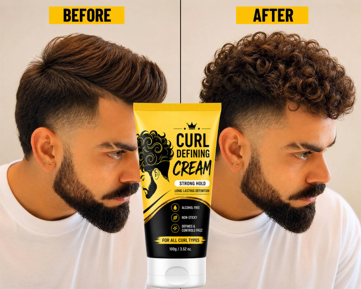 FLIXY Curl Defining Cream White