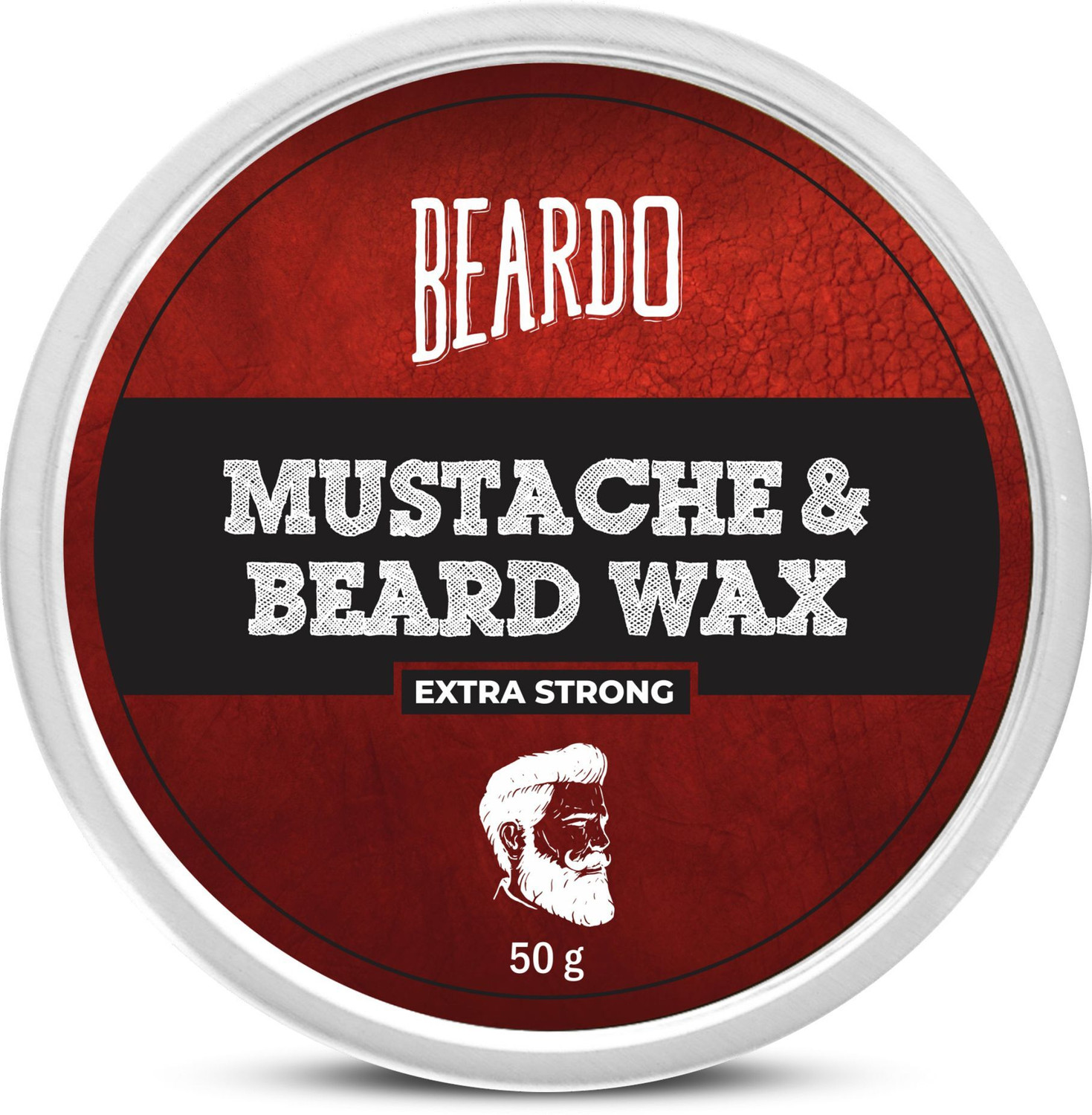 Image of BEARDO Beard & Mustache Wax Extra Strong 50 Gm Hair Wax