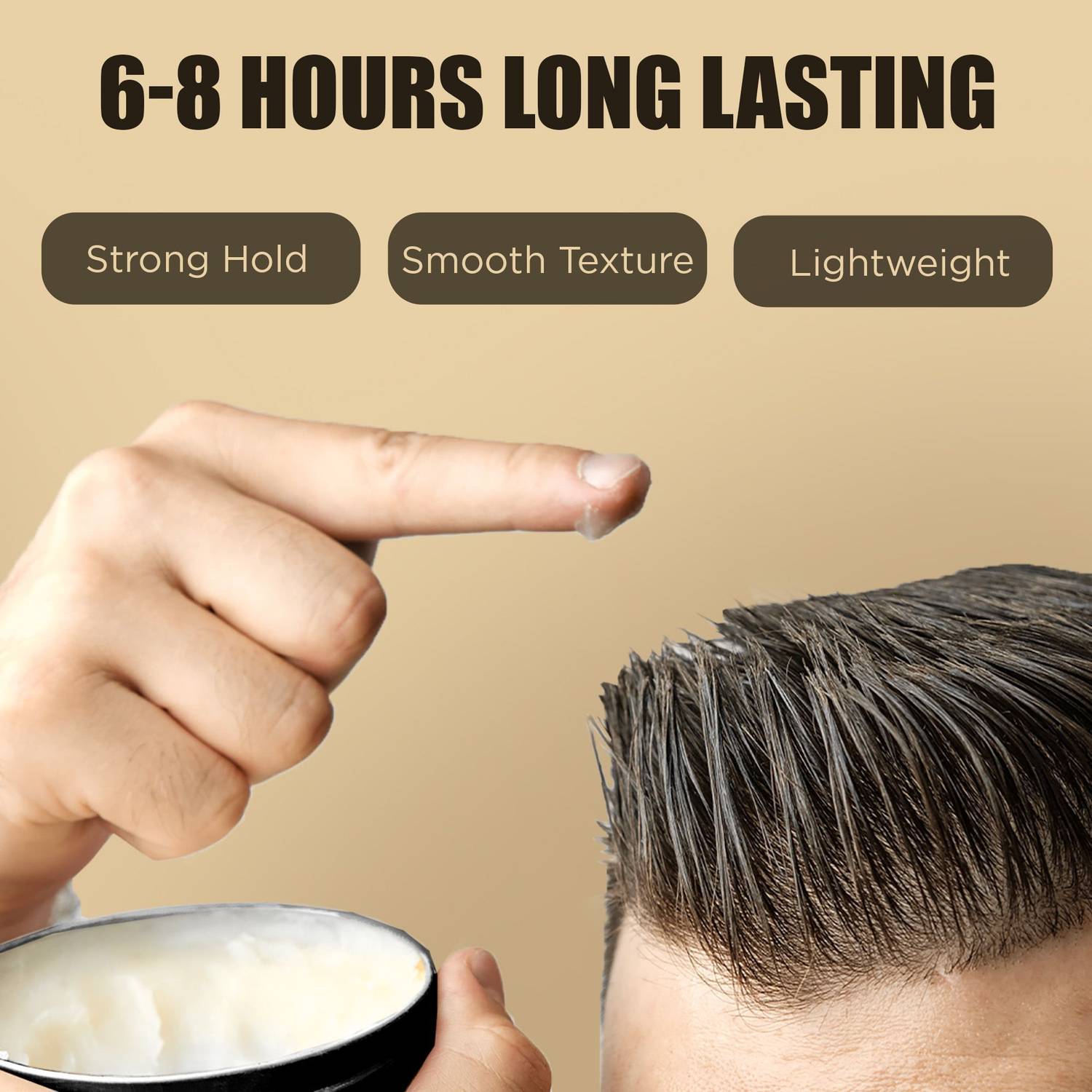 THE MAN COMPANY Machismo Hair Styling Cream Wax - Image 4