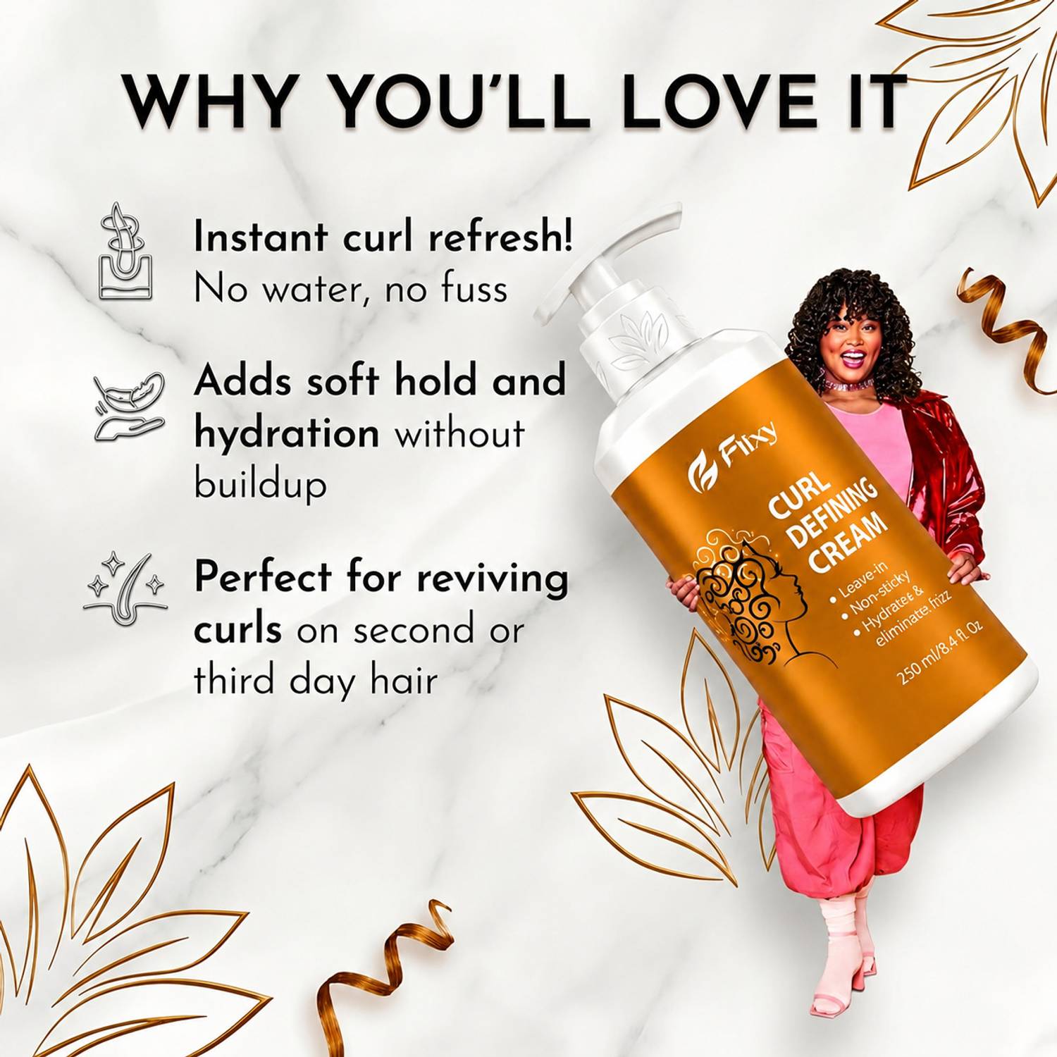 FLIXY Curl Defining Cream 250ml - Image 5