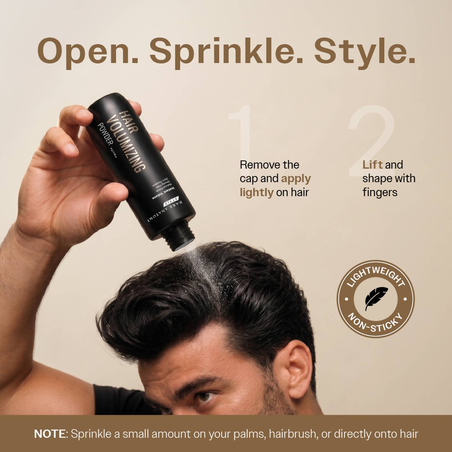 BARE Hair Volumizing Powder for Men - Image 4