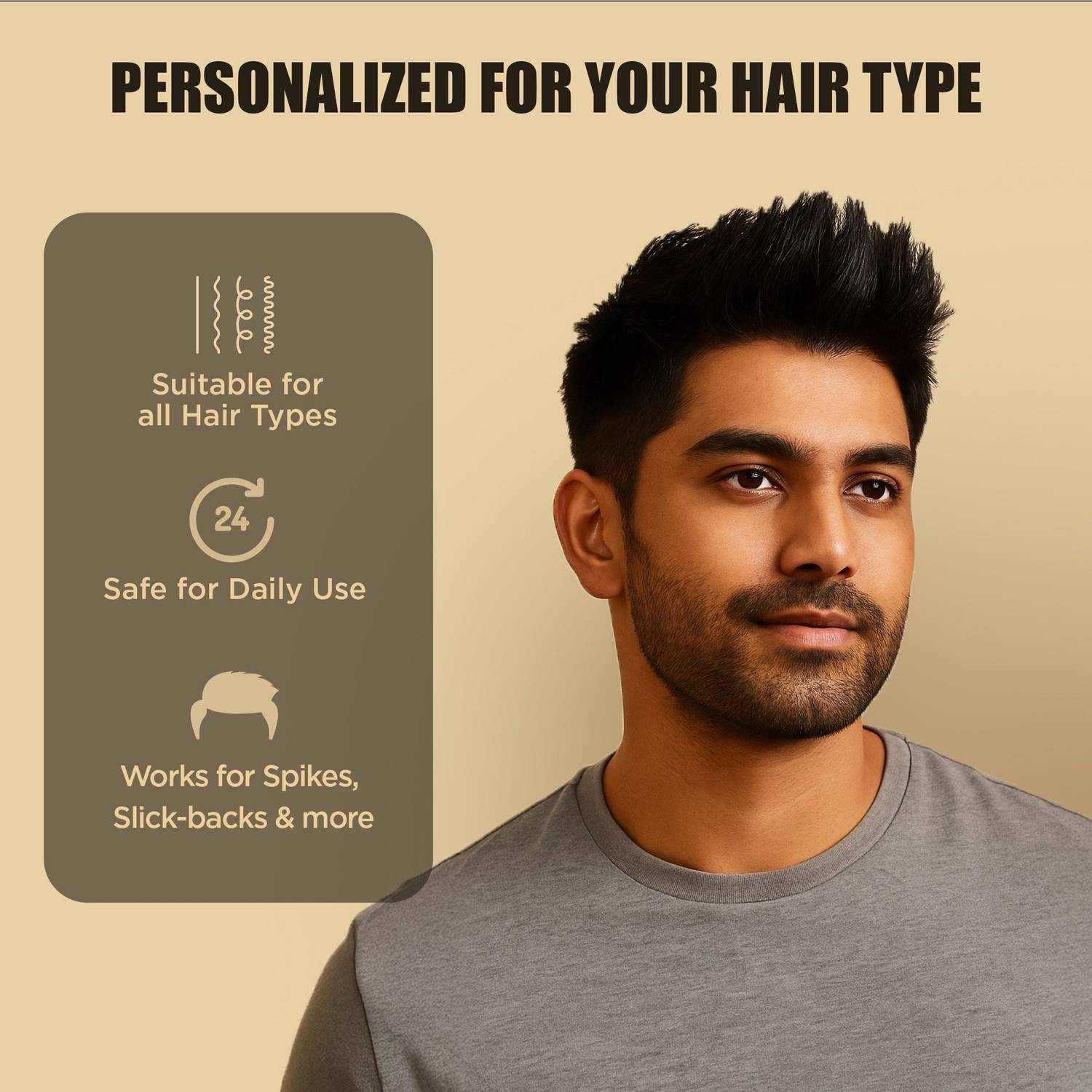 THE MAN COMPANY Machismo Hair Styling Cream Wax - Image 5