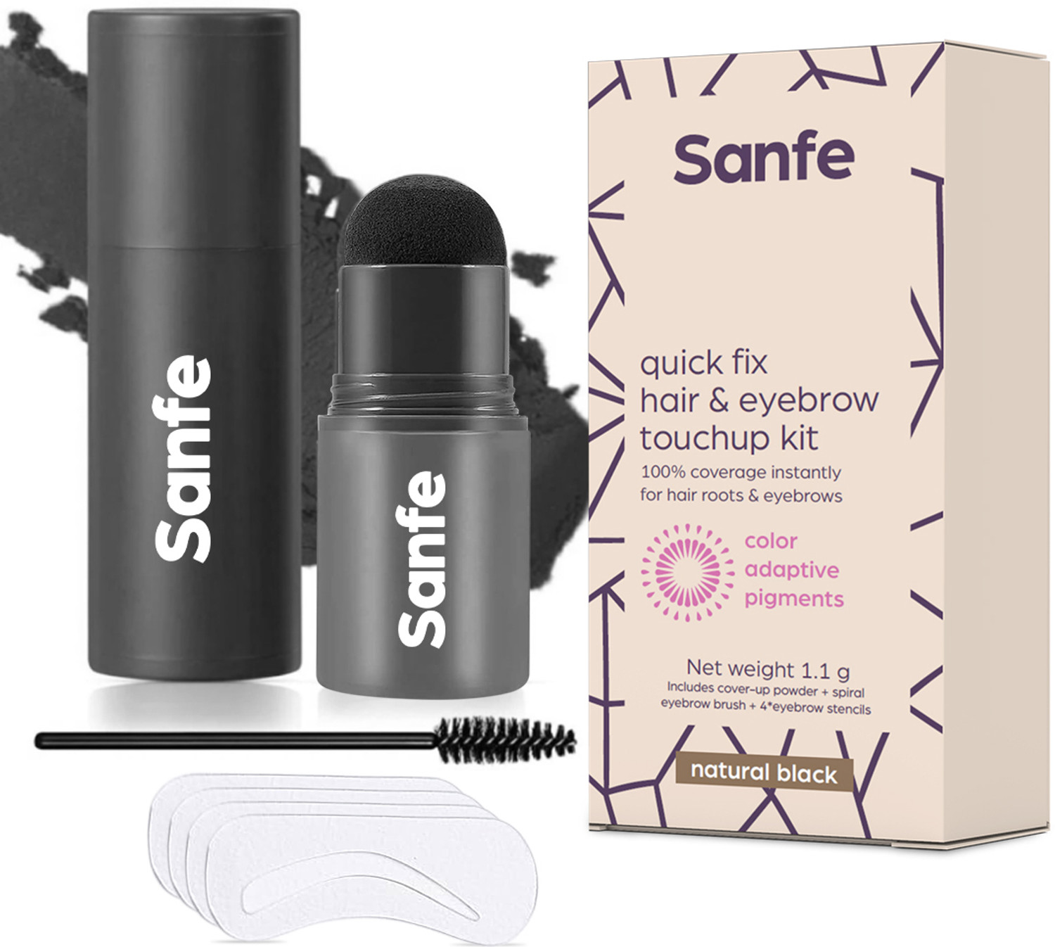 Image of Sanfe Quick Fix Hair & Eyerbrow Touch Up Kit 1.1 g
