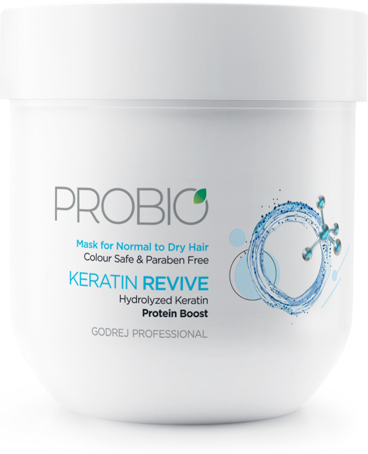 Image of Godrej Professional Probio Keratin Revive Shampoo(250ml) and Mask(200g))| For Normal to Dry Hair