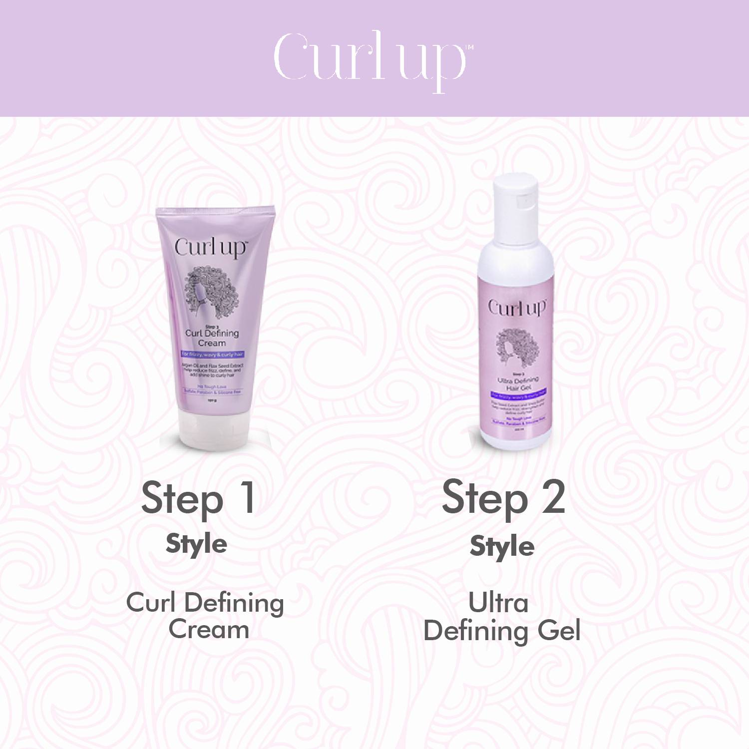 CURL UP Styling Combo Curl Cream & Hair Gel - Image 5