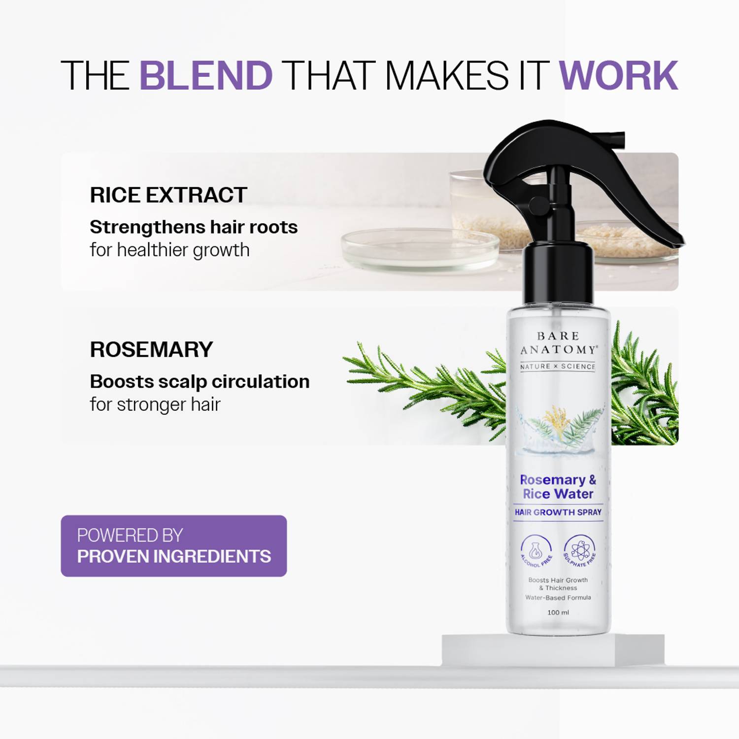 BARE Rosemary Hair Growth Water Spray - Image 4