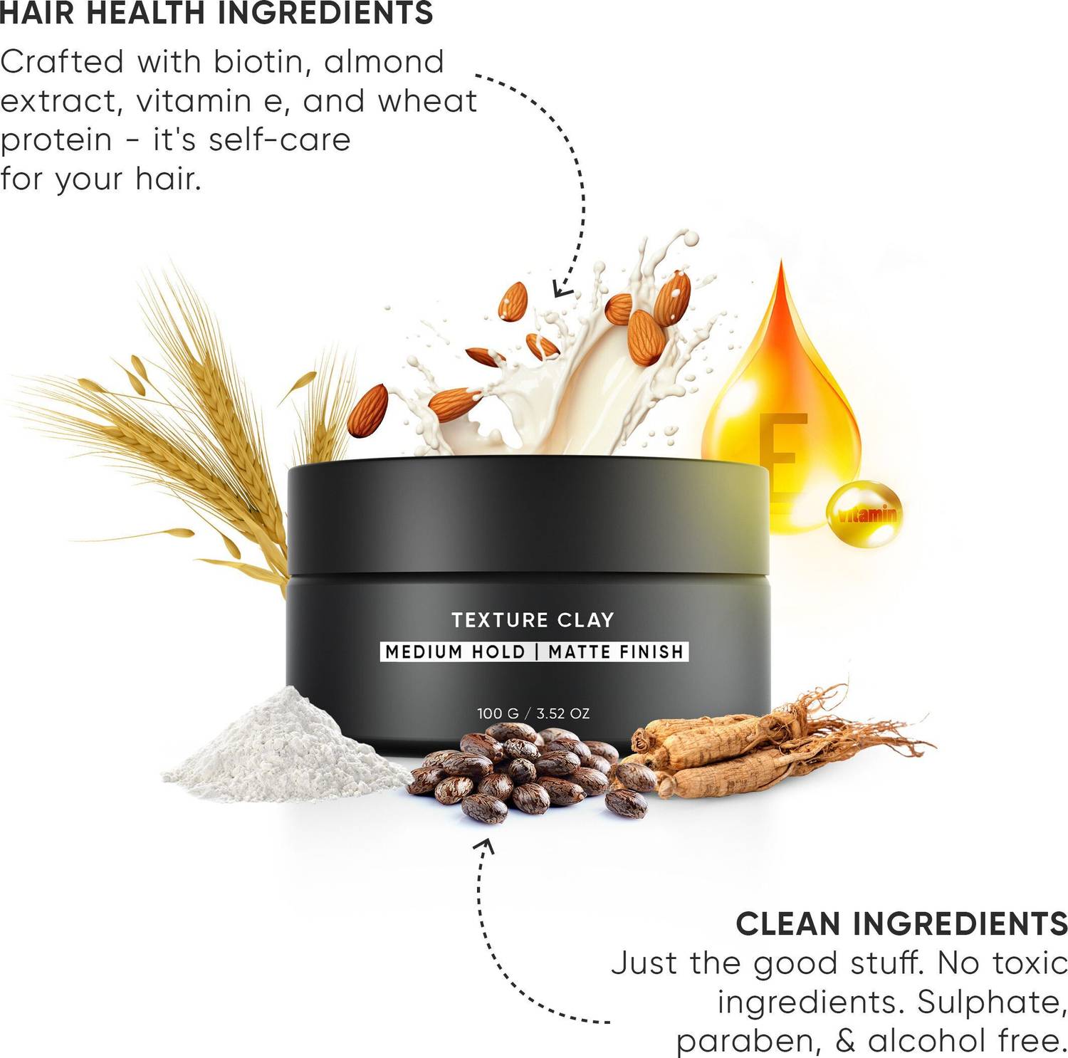 Dasher Texture Clay For Men's Hair - Image 3