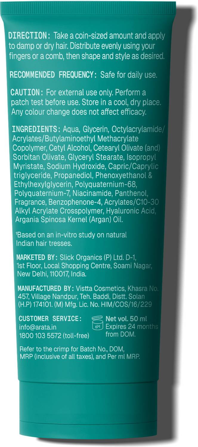 ARATA Hair Styling Cream for Men, Medium Hold - Image 5