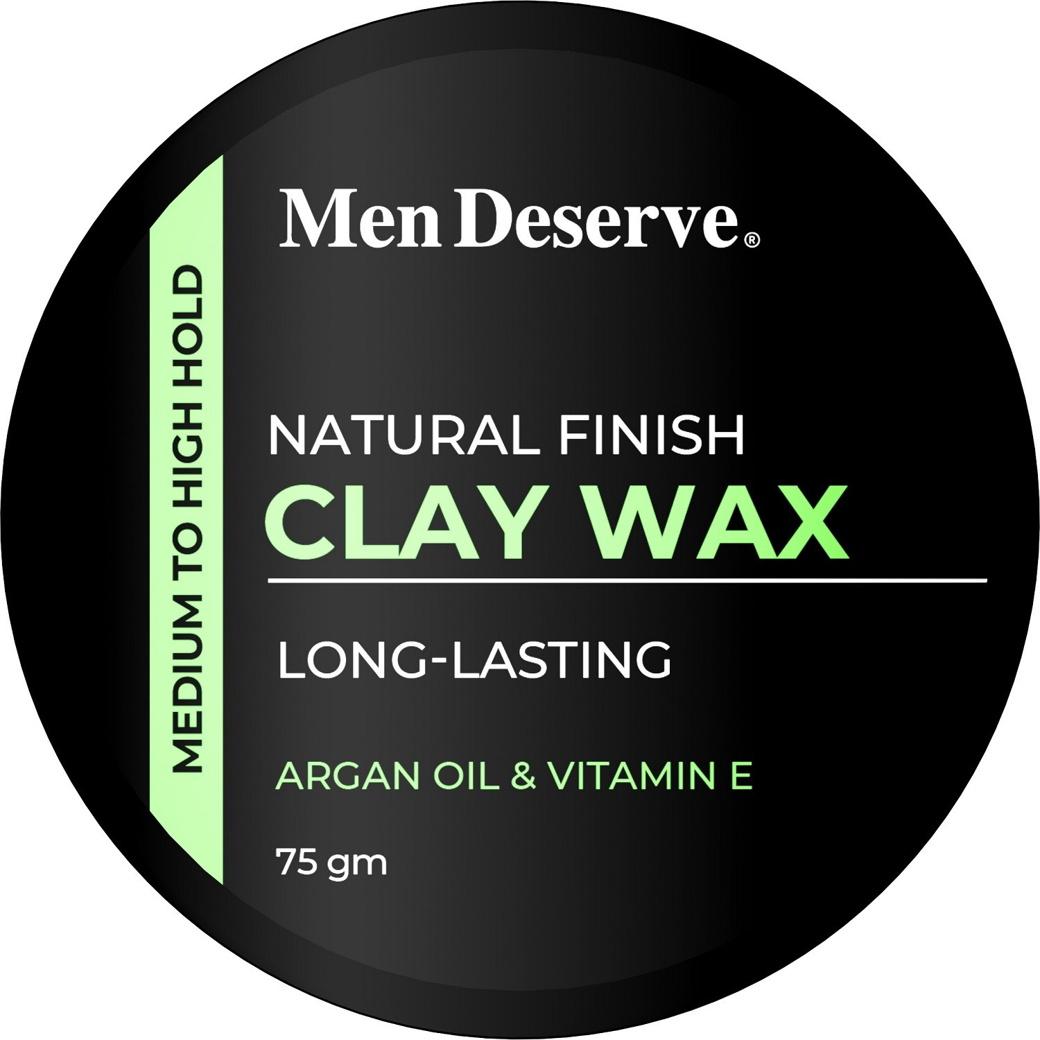 Image of Men Deserve Natural Finish Clay Hair Wax enriched with Argan Oil and Vitamin E Hair Wax