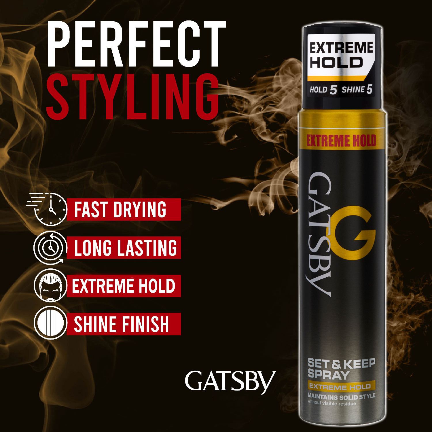Image of GATSBY Japan Set & Keep Spray - Extreme Hold Hair Spray