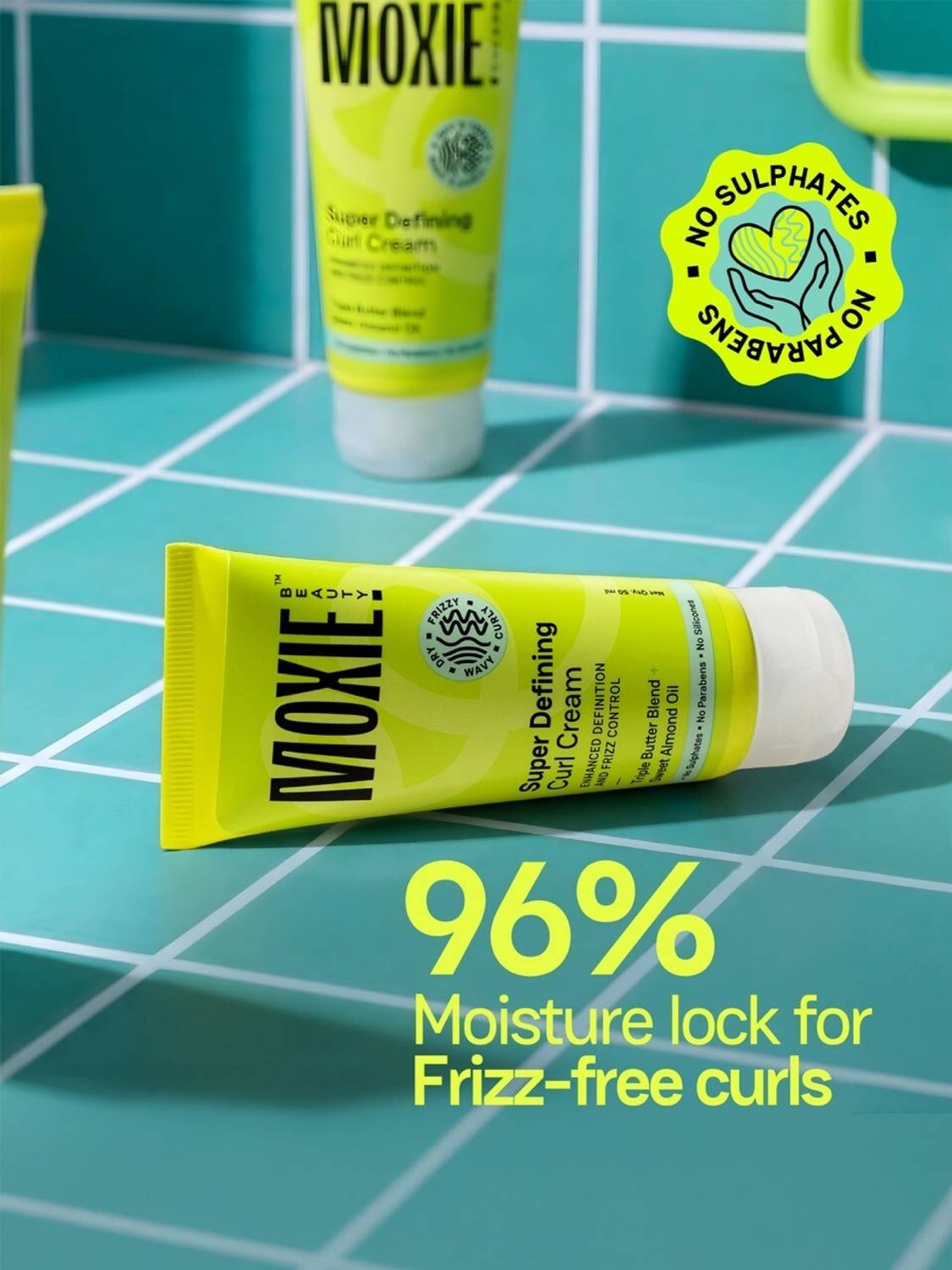 Moxie Beauty Super Defining Curl Cream 96% Moisture Retained