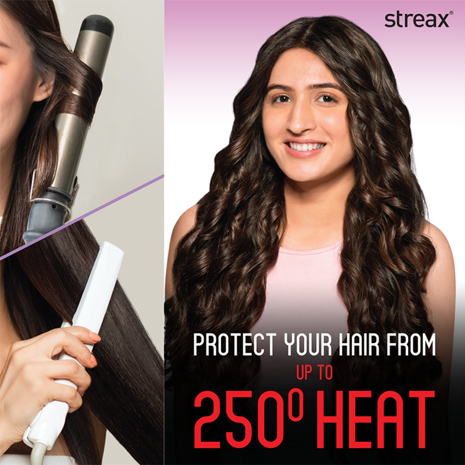 Image of Streax Heat Protect Spray for Hair Styling For Men & Women Hair Spray