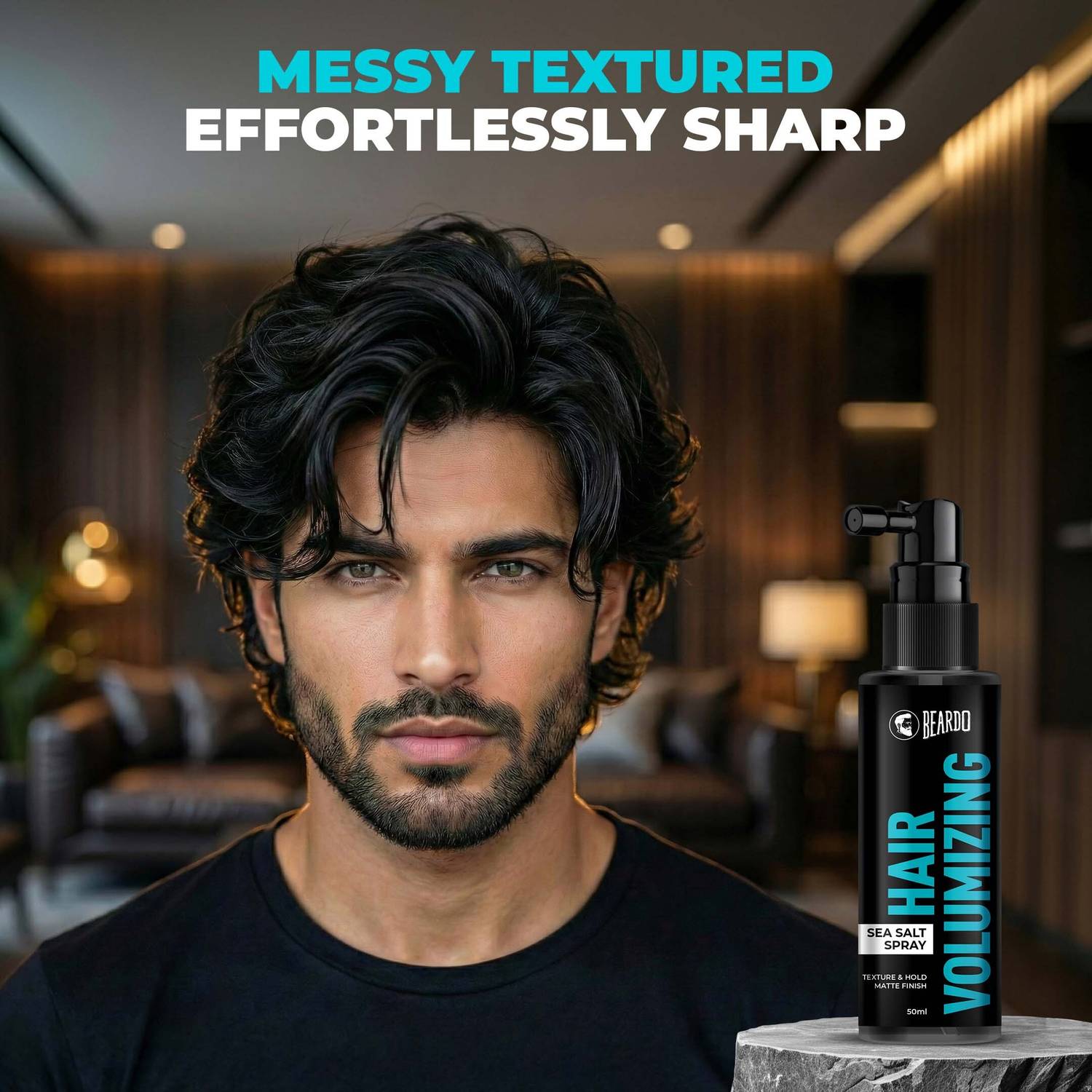 BEARDO Hair Volumizing Sea Salt Spray 150 ml - Image 2