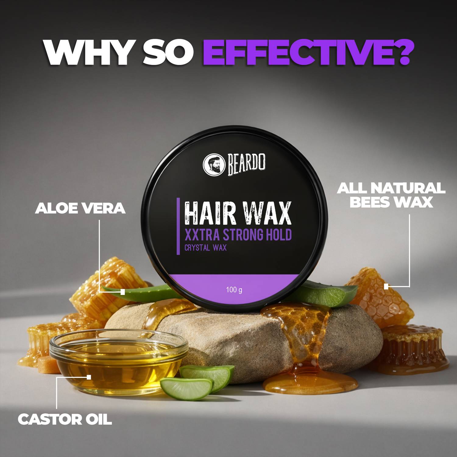 BEARDO XXtra Stronghold Crystal Wax for Men - Image 5
