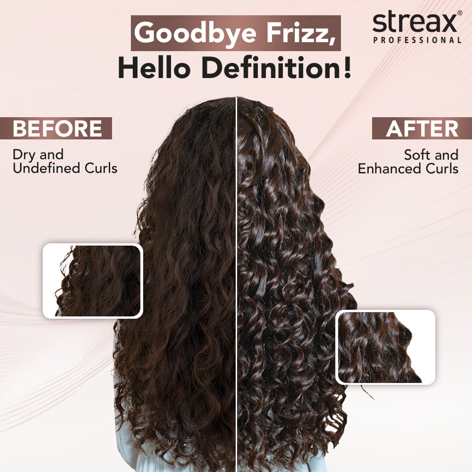 Image of Streax Professional S Curl Defining Cream, 150 gm-Leave In Cream for Wavy & Curly Hair Hair Cream