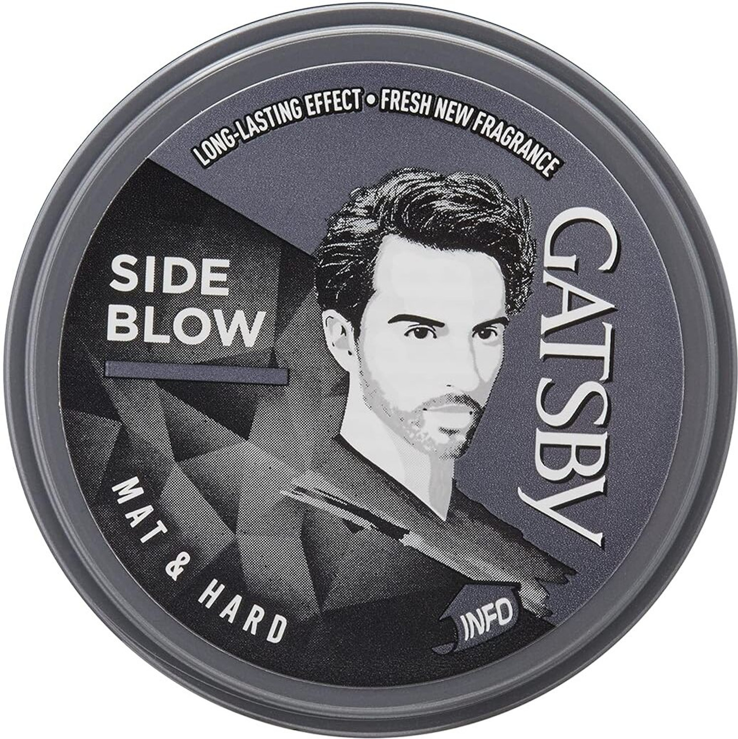 Image of GATSBY Hair Styling Wax - Mat & Hard 75gm | For Side Blow Style Hair Wax