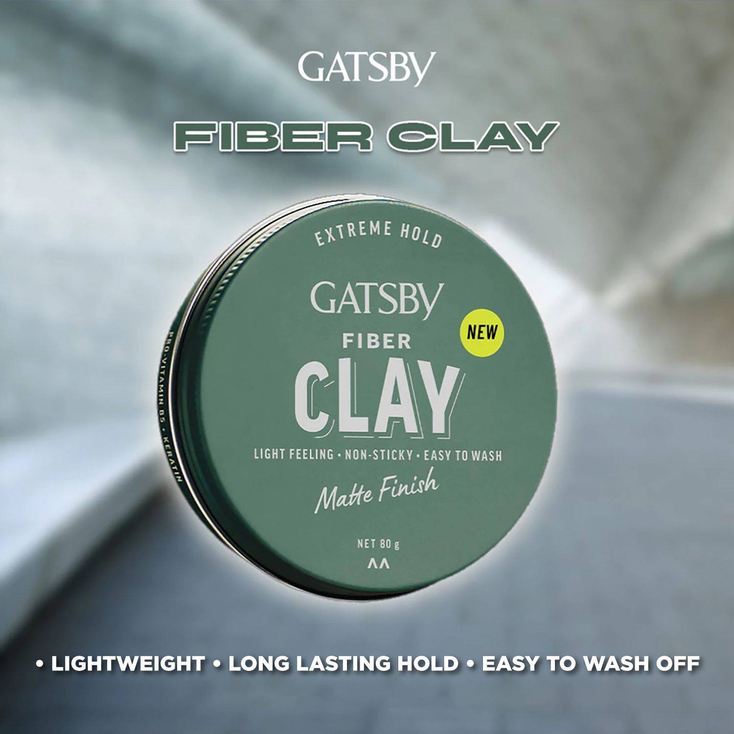 GATSBY Japan's No.1 Fiber Clay Hair Clay - Image 2
