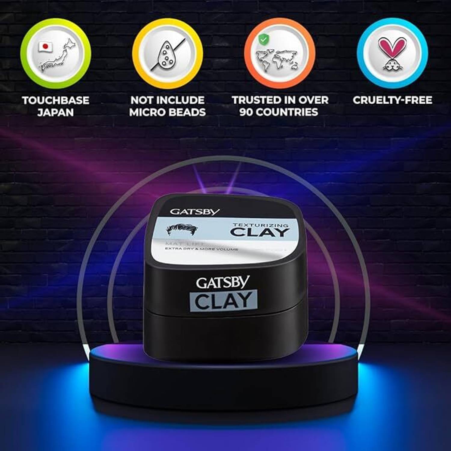 GATSBY Japan Texturizing Clay - Mat Lift Hair Clay - Image 5