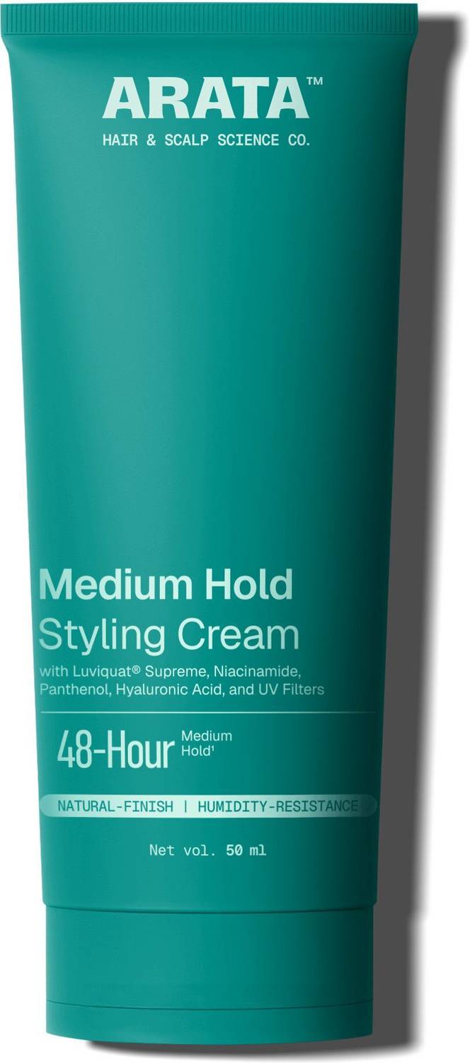 ARATA Hair Styling Cream for Men|Daily Use | Medium Hold |With Organic Flaxseed Hair Cream