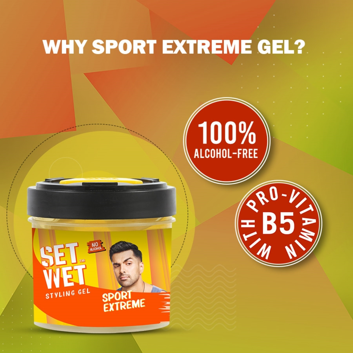 Image of SET WET Ultimate Hold Hair Styling Gel for Men Hair Gel