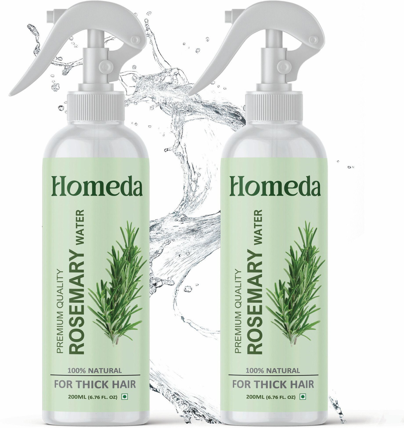 Image of Homeda Rosemary Water for Hair Growth, Rose mary water spray Rose marry Rose Merry Mist