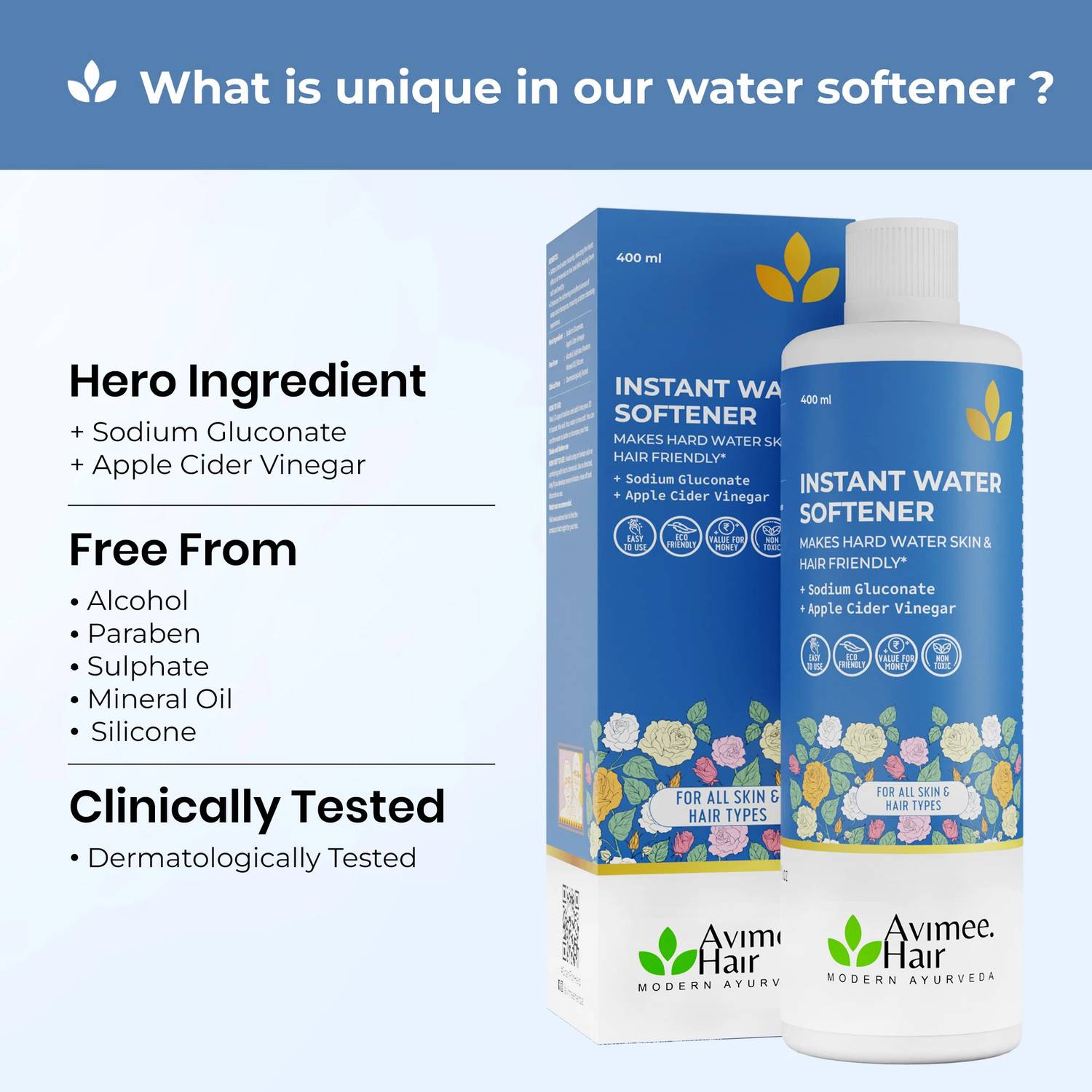 Avimee Herbal Instant Water Softener for Hairfall Control - Image 2