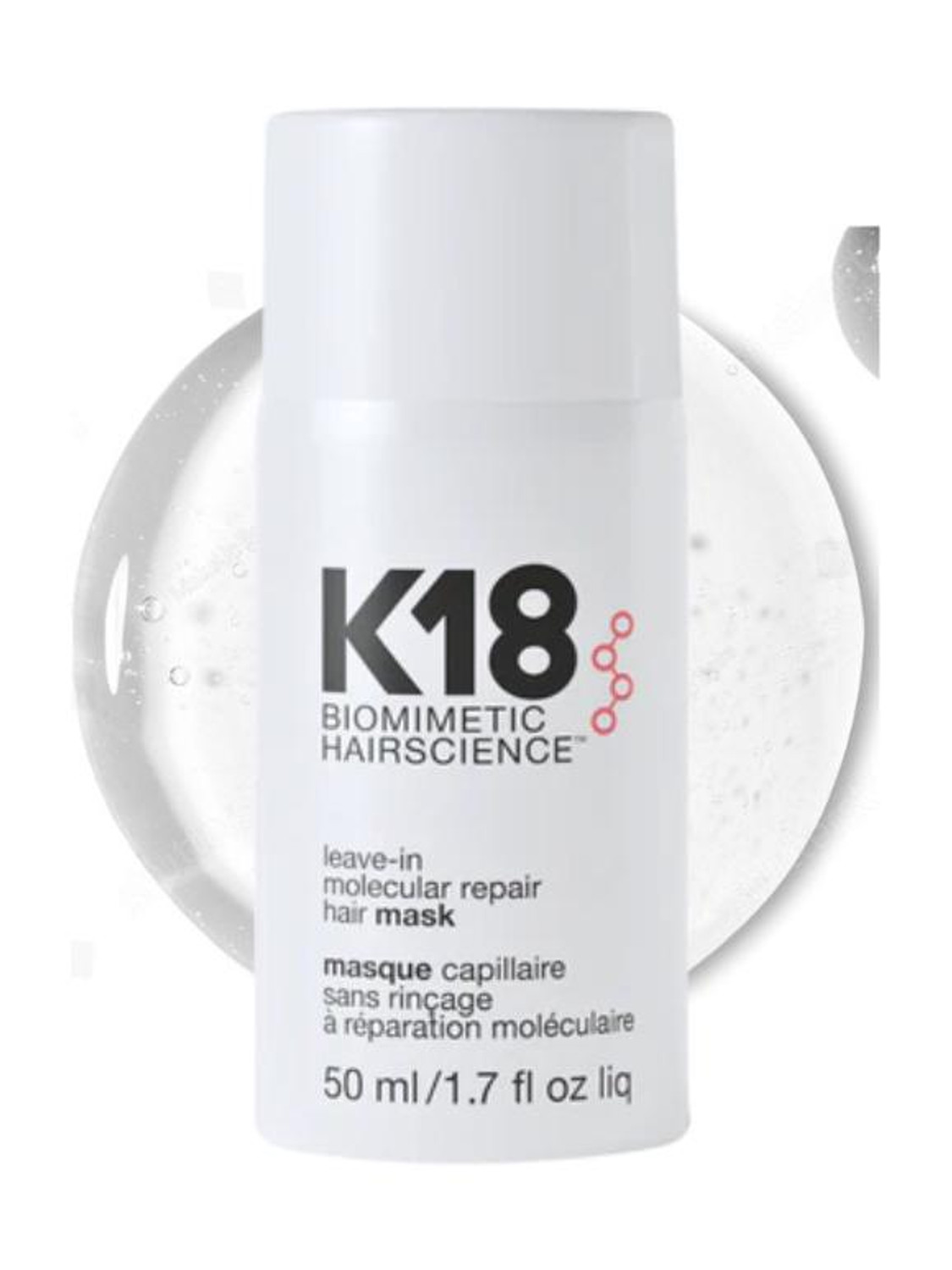 K18 Leave-In Hair Mask | Molecular Repair for Damaged Hair | Strengthens & Softens