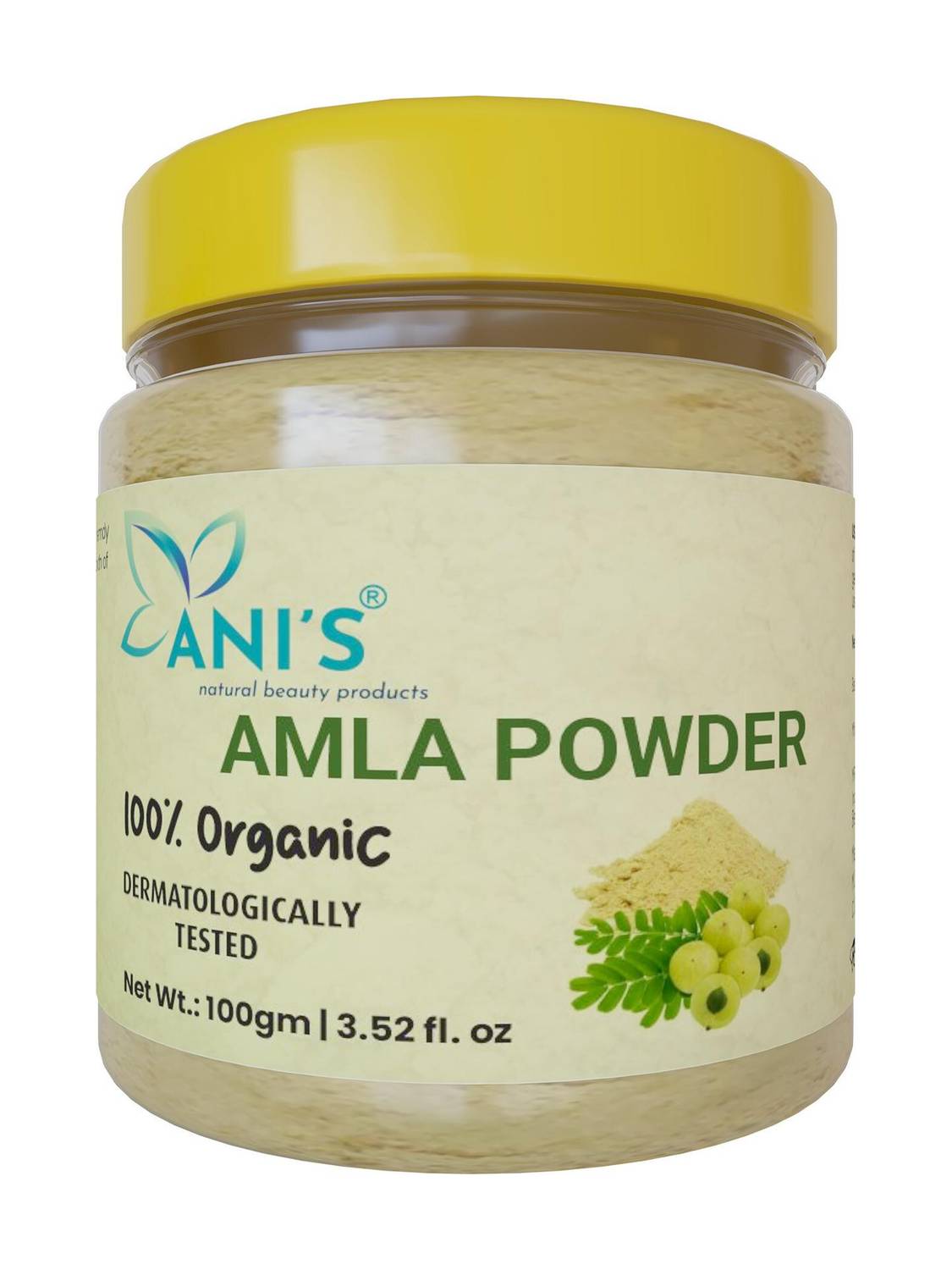 ANI'S Pure Natural Amla Powder for Black Hair & Hair Care