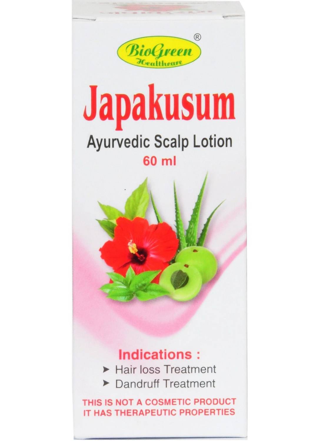 Biogreen Healthcare JAPAKUSUM Hibiscus Ayurvedic Scalp Lotion
