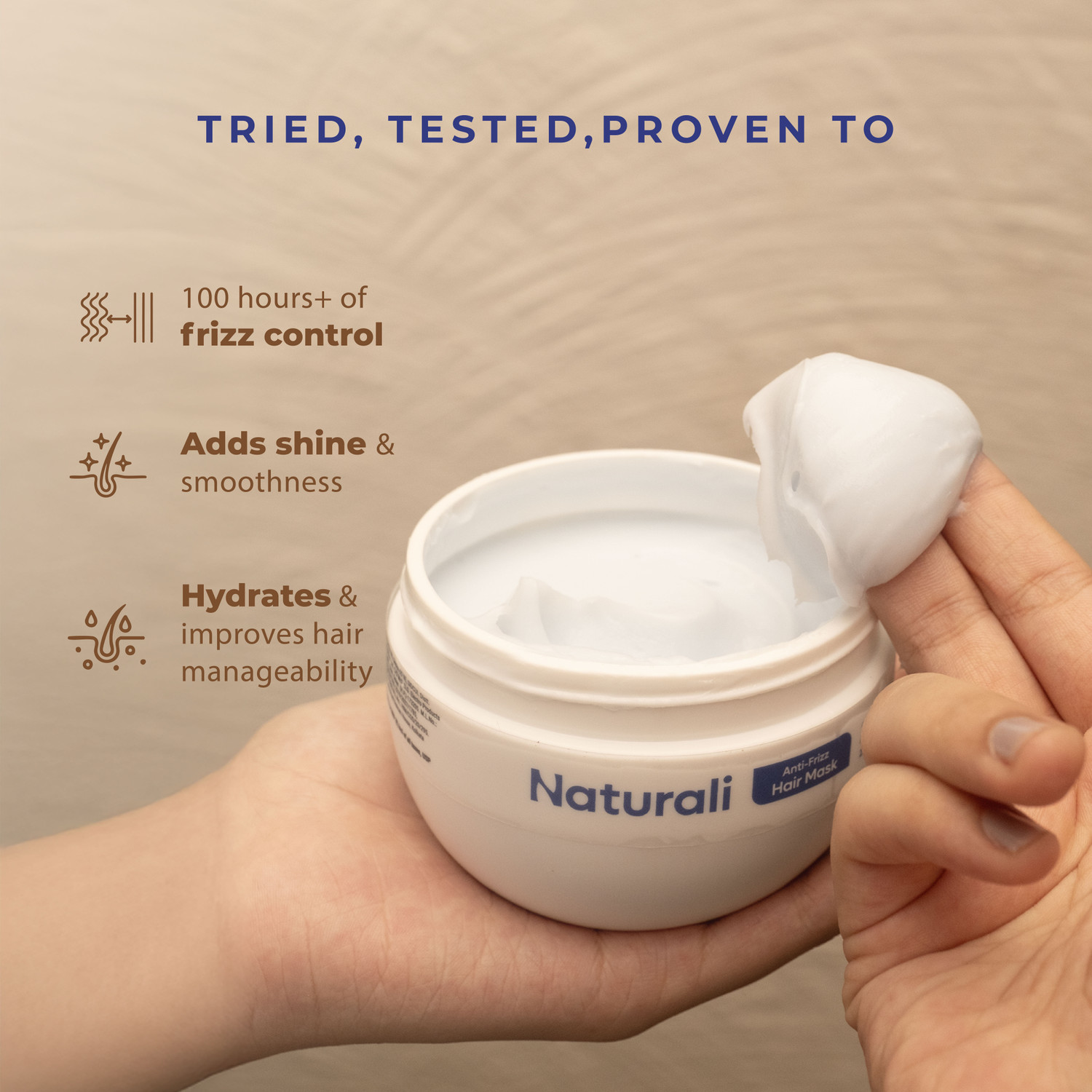 Image of Naturali Anti-Frizz Hair Mask