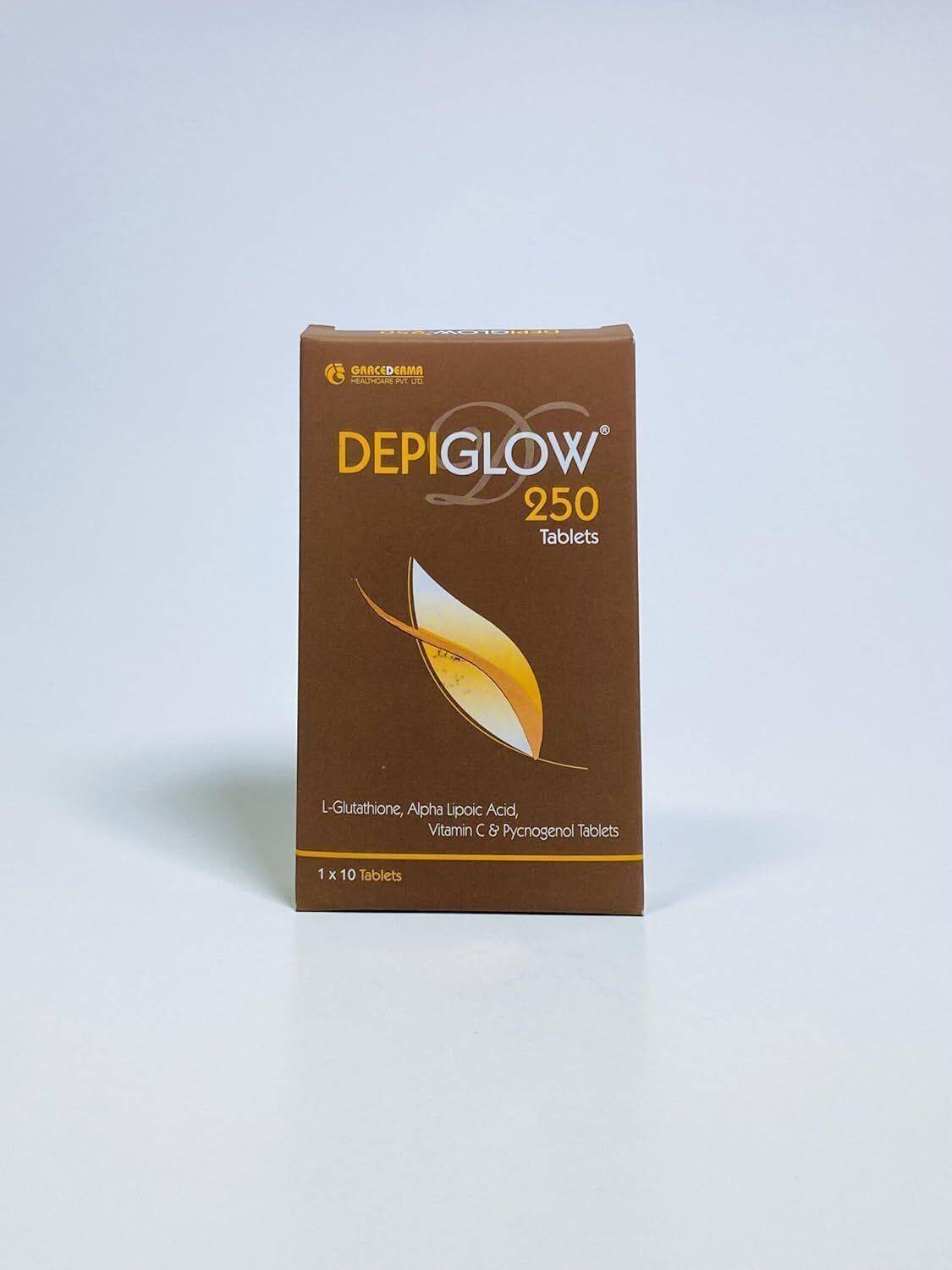depiglow glutathione Depiglow 250 Tablets | With Glutathione, Vitamin C | 10 Tablets (1 Strip) -  Price in India, Buy Depiglow 250 Tablets | With Glutathione, Vitamin C | 10  Tablets (1 Strip) Online In India, Reviews, Ratings & Features