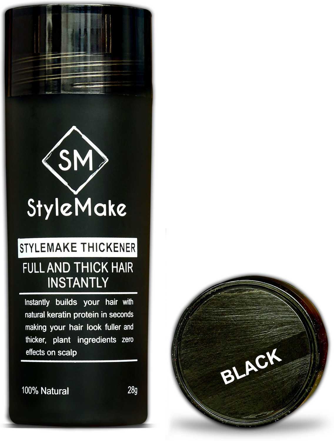 Image of StyleMake Thickener Concealer, 90 Days Supply 28g - Fib Black
