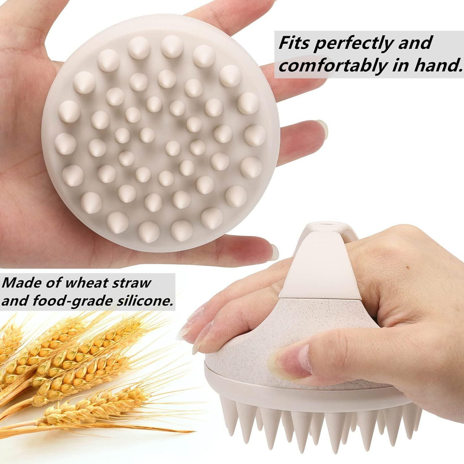 Image of Rudsaa Scalp Massager for Hair Growth | Anti Dandruff Head Massage Brush