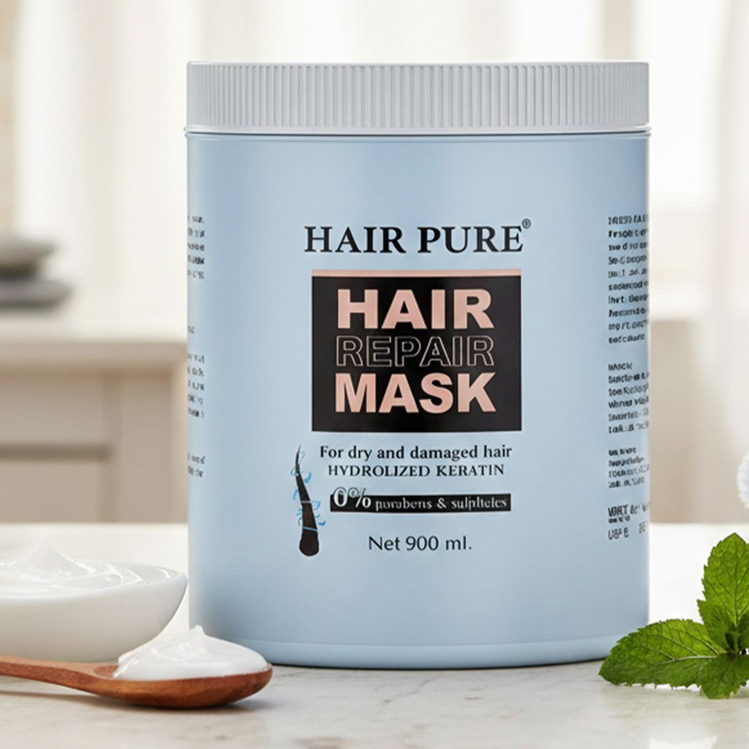 Hair Pure Hair Repair Mask for Dry & Damaged Hair | Enriched with Hydrolyzed Keratin