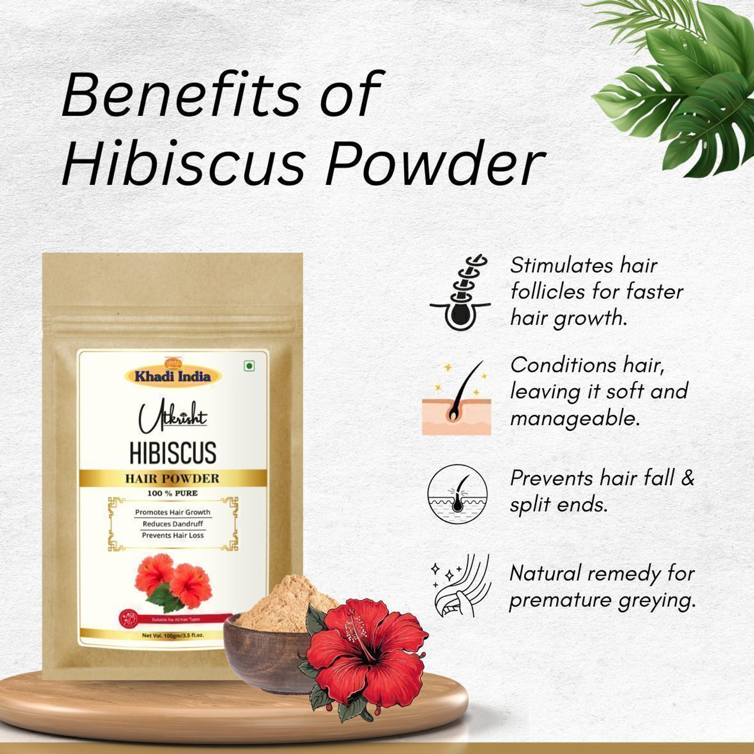 Image of Utkrisht Amla, Reetha, Shikakai, Bhringraj, Hibiscus Powder - Hair Pack Combo Pack