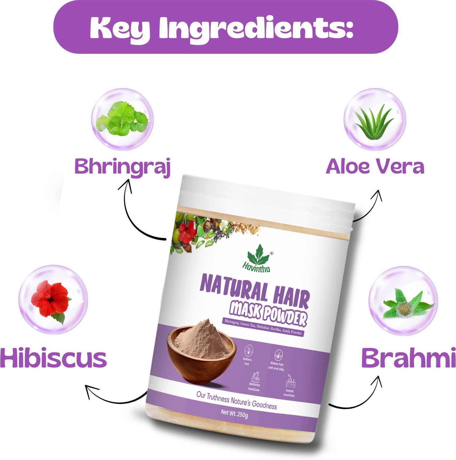 Image of Havintha Hair Mask for hair fall growth
