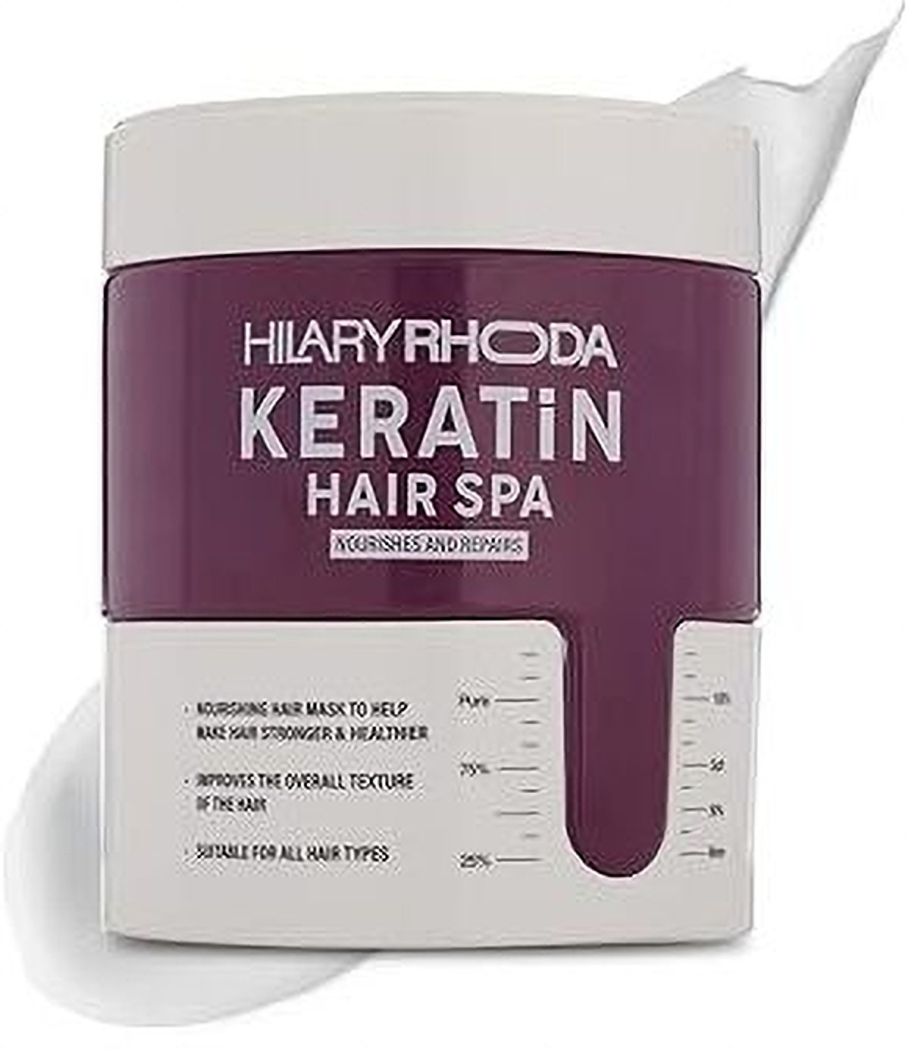 Image of Hilary Rhoda Keratin Hair Spa Deep Conditioning For Dry,Frizzy,Damaged Hair Total Hair Repair