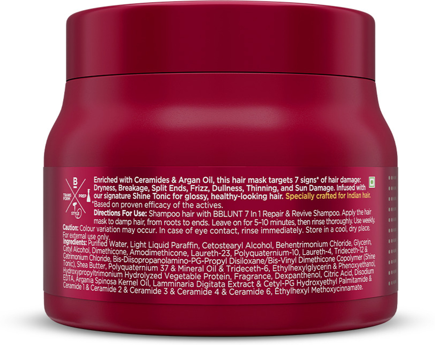 Image of BBlunt 7 in 1 Repair & Revive Hair Mask for Upto 100% Damage Repair (120 g)