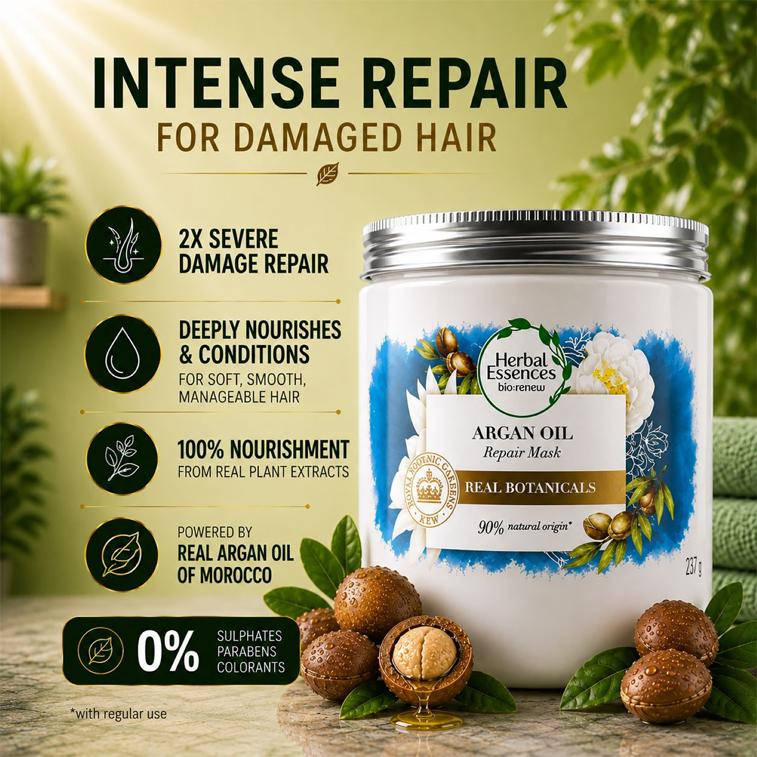 Image of Herbal Essences Sulfate Free, For Damaged Hair