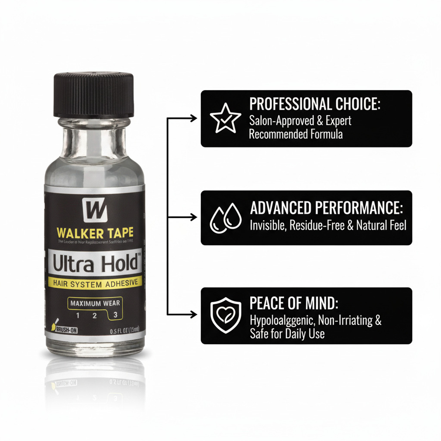 Image of WALKER TAPE Ultra Hold Liquid Glue for hair extension - 15ML Hair Extension