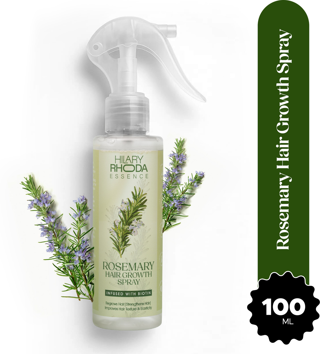 Image of Hilary Rhoda Rosemary Hair Growth Spray | 100% Natural Spray | Hair Thickening Spray
