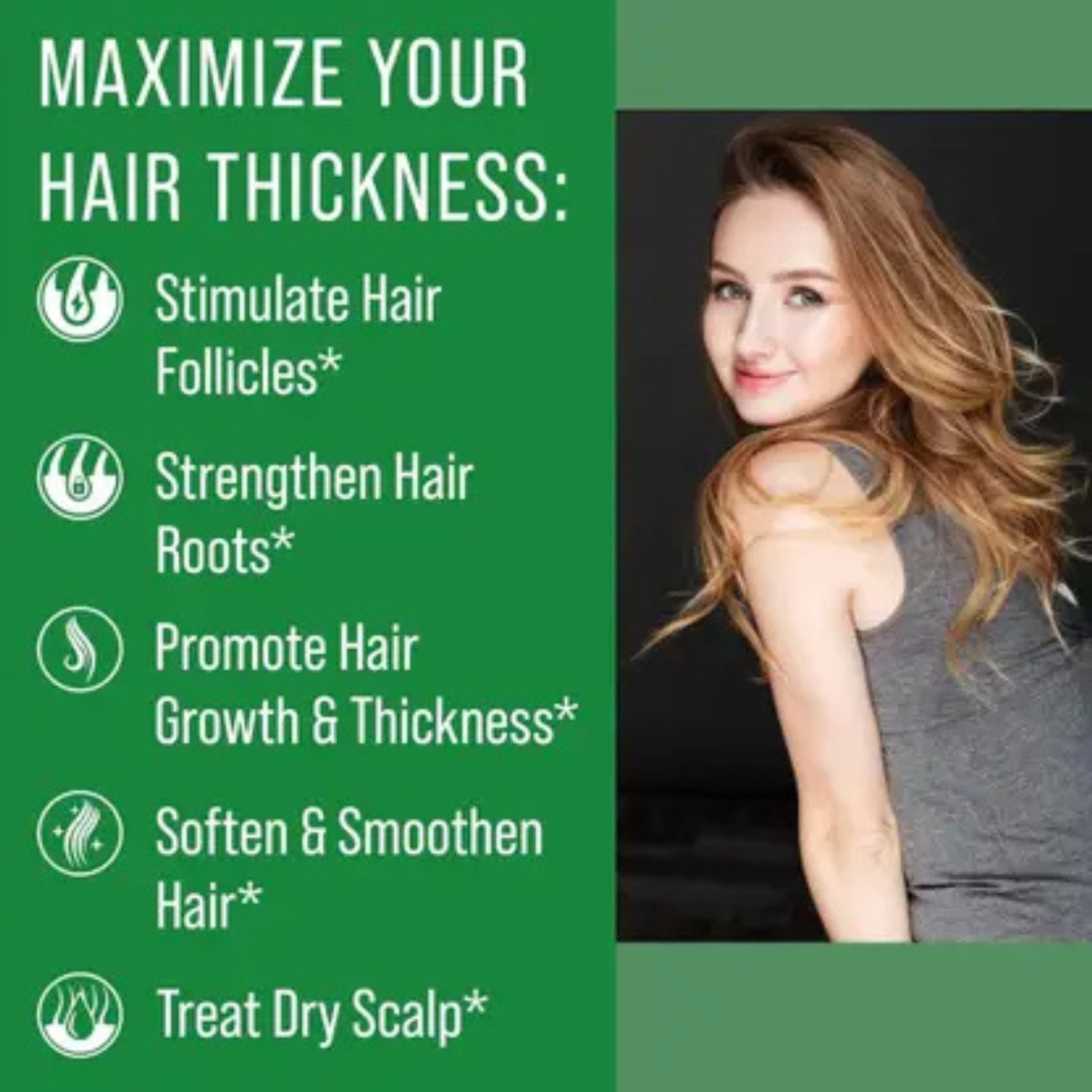 Image of women natural Rosemary Water Hair Spray for Hair Growth, Hair Fall Control 03