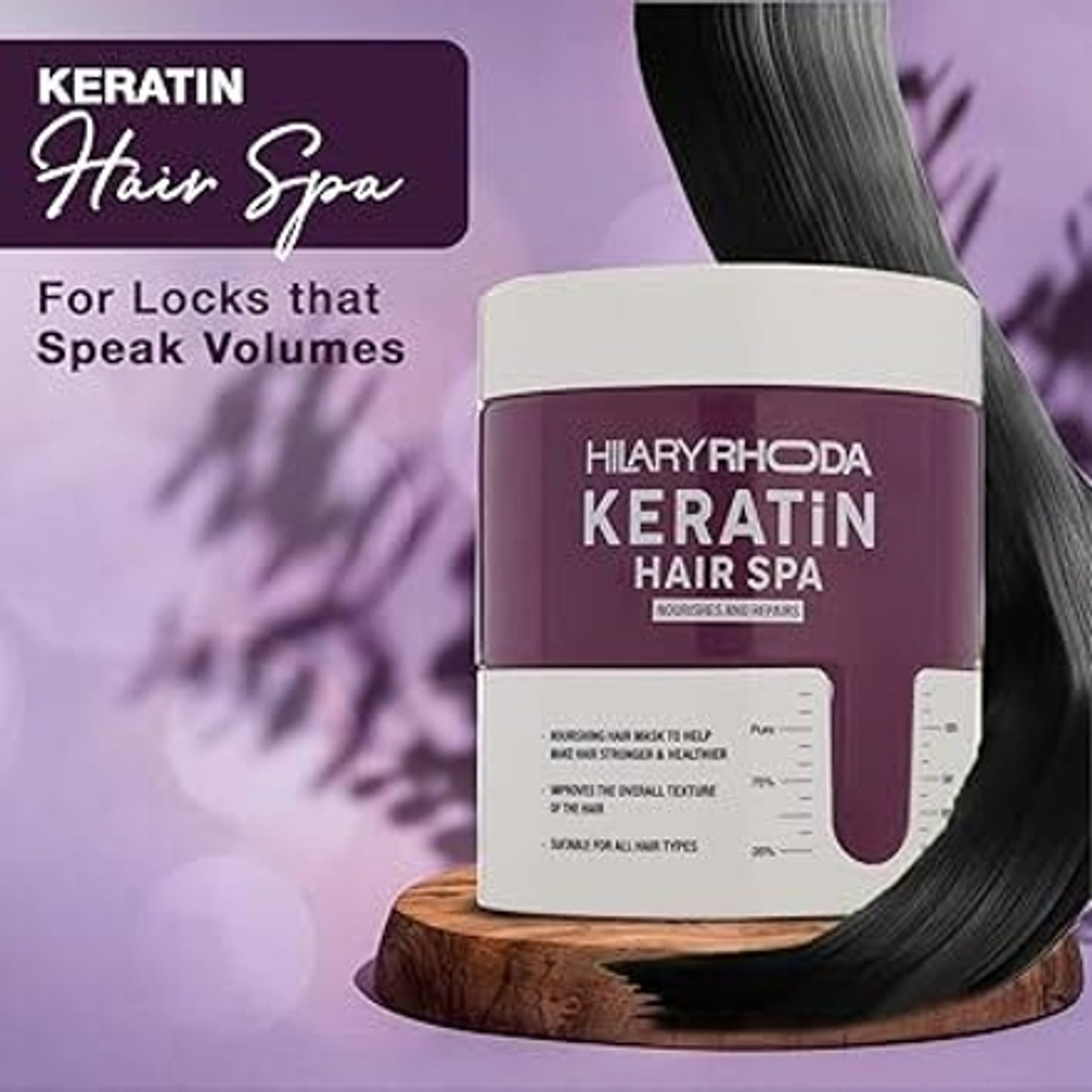 Image of Hilary Rhoda Keratin Hair Spa Deep Conditioning For Dry,Frizzy,Damaged Hair Total Hair Repair