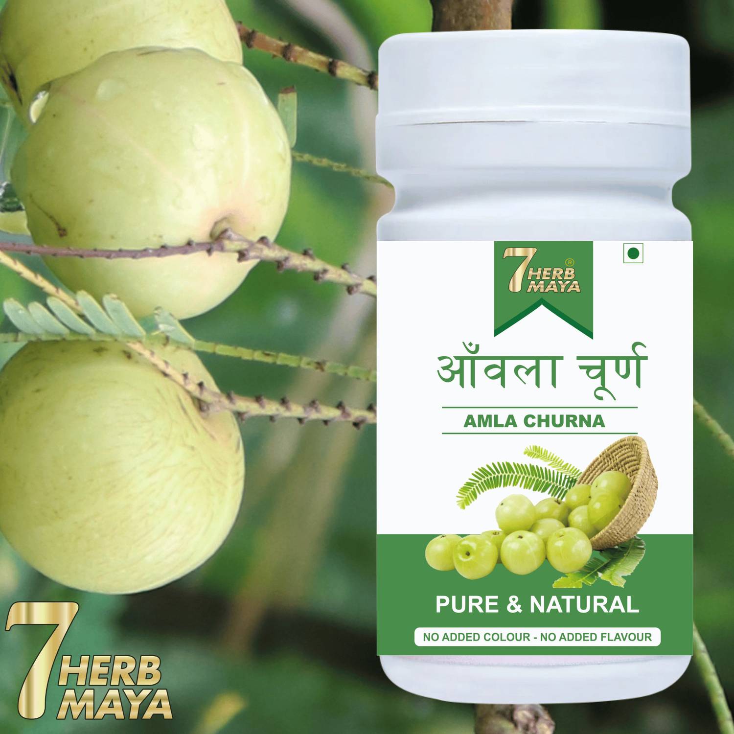 7Herbmaya 100% Ayurveda Pure Amla Powder